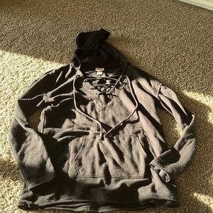 Lace up top